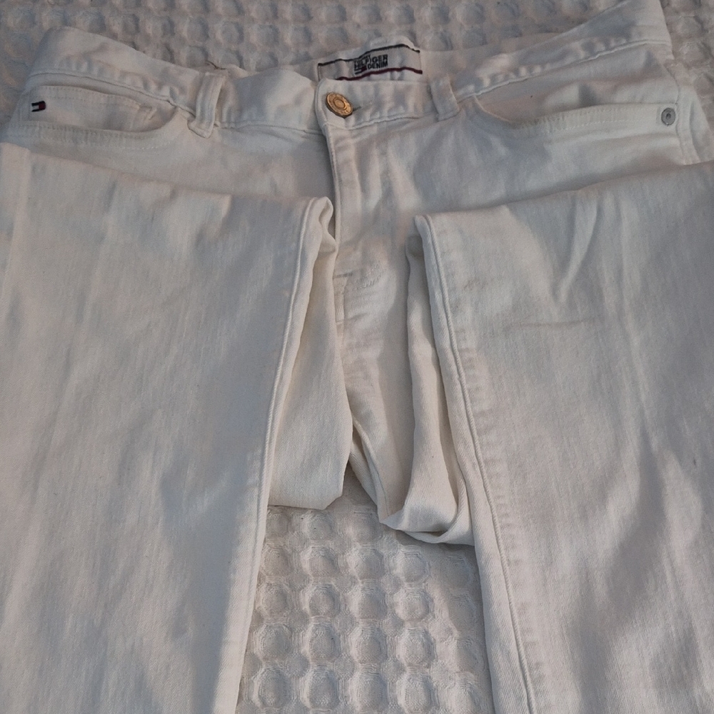 Tommy Hilfiger White Denim Pants